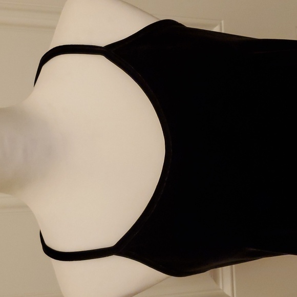 Black Velvet Racerback Tank Top - Picture 2 of 8